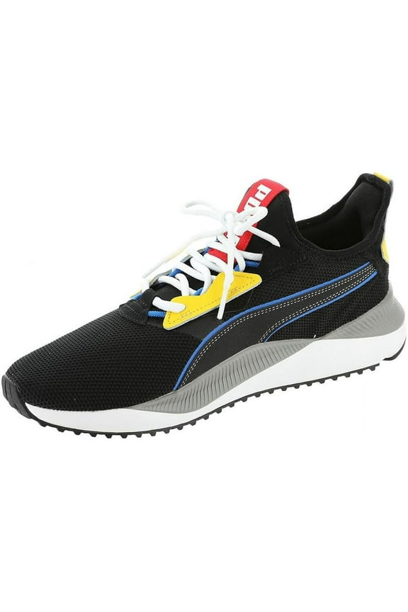 Men's Puma Pacer Future Street WIP Black-Black-Yellow Sizzle (391308 06) - 10.5