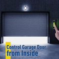 thumbnail image 5 of Universal Garage Door Opener Switch 41A4166 Wired Lighted Wall Mounted Push Button Black Finish with White Center Button, 5 of 5