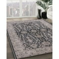 thumbnail image 2 of Ahgly Company Indoor Rectangle Mid-Century Modern Silver Pink Pink Oriental Area Rugs, Swatch Sample, 2 of 6