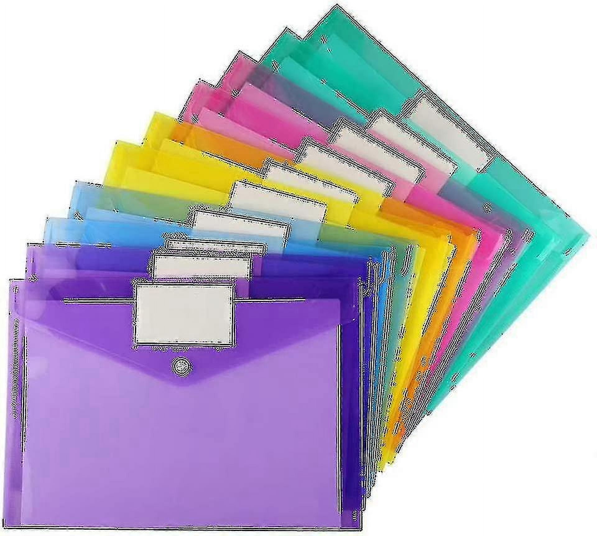 Plastic Envelopes Poly Envelopes, Clear Document Folders Us Letter A4 ...