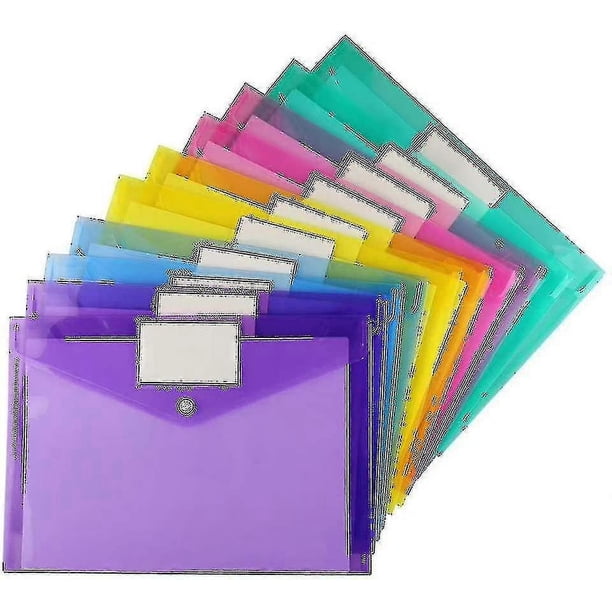 Plastic Envelopes Poly Envelopes, Clear Document Folders Us Letter A4 ...
