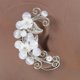 thumbnail image 4 of BEADCEST 1Par Aretes Ear Wrap En Con Floral Y Perla Para Uso Decorativo En Mujer, 4 of 8