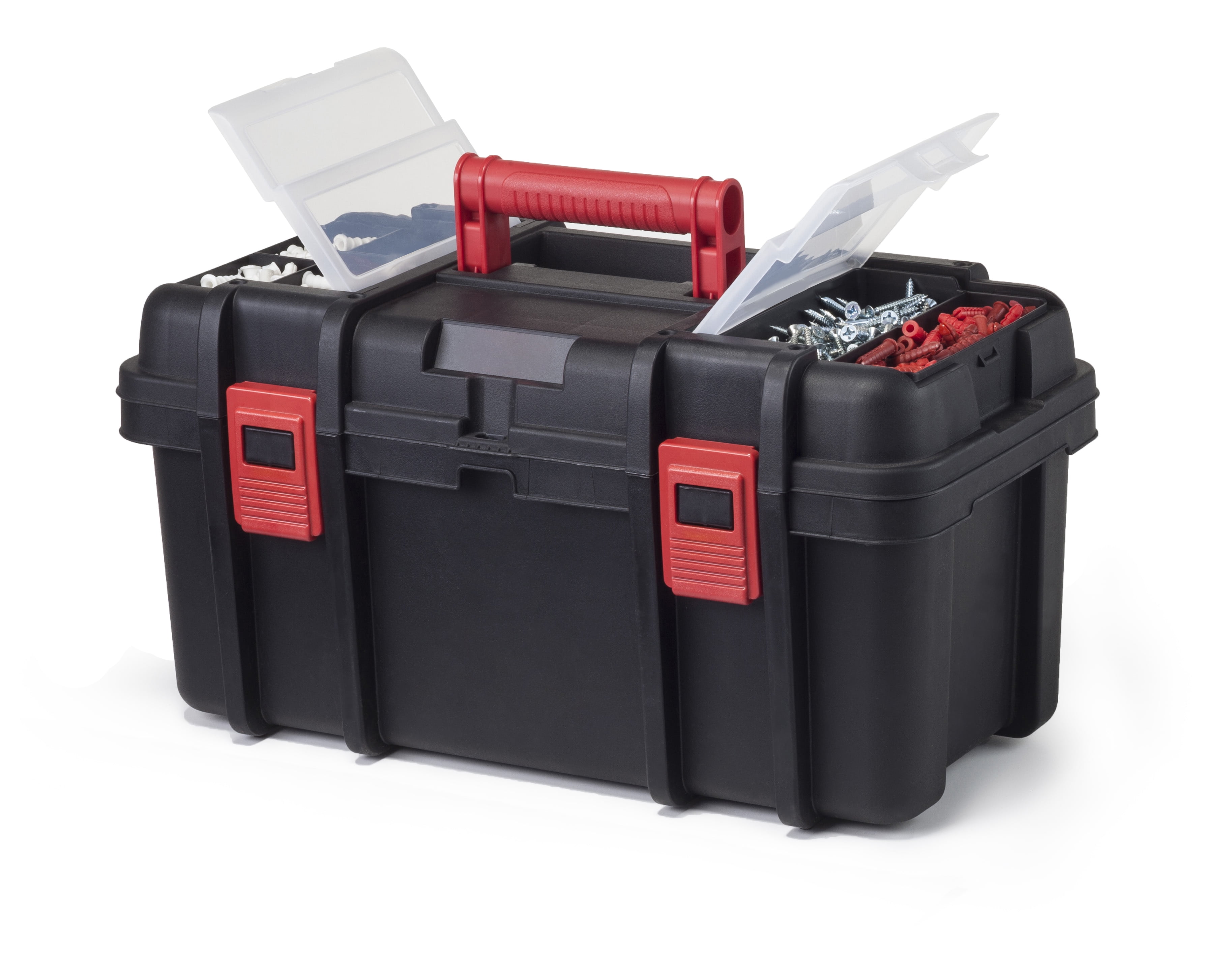 PRIVATE BRAND UNBRANDED 19 in. Plastic Portable Tool Box with