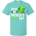thumbnail image 3 of Inktastic Happy St. Patrick's Day Green Hat and Clovers T-Shirt, 3 of 5