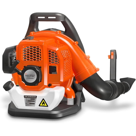52cc Gas Backpack Leaf Blower, 564 CFM 216 MPH 2-Cycle Handheld Blower , Anti-Vibration Padded Harness, Easy Start Backpack Leaf Blower for Large Yard Lawn Leaf Cleanup