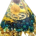 thumbnail image 2 of Generador De Energía Pirámide de orgón Cristal Amatista Peridoto Piedra curativa Generador de energía (B) Wdftyju Libre de BPA, 2 of 3