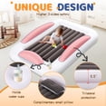 thumbnail image 3 of Cama de viaje inflable para niños pequeños Abdtech con laterales de seguridad y bomba, 3 of 9