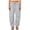Grey, variant on TEMOFON Womens Sweatpants Elastic Waistband with Pockets Fleece Lined Thermal Pants Women Fashion Clothes Baggy Dark Blue L