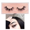 thumbnail image 1 of Pestañas de visón Visofree 100% libres de crueldad Hecho a mano 3D Pestañas de visón Pestañas de tira completa Pestañas postizas suaves Pestañas de maquillaje E11 Tan Jianjun unisex, 1 of 2