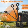thumbnail image 4 of Carrito plegable COZEER de alta resistencia, capacidad de 163 kg, 4 of 8