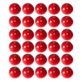thumbnail image 1 of jifeng 50Pcs Perles en Bois Rondes Bricolage Bijoux Collier Artisanat Faisant 16mm Rouge, 1 of 4