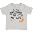 thumbnail image 3 of Inktastic I Love My Auntie to the Moon and Back Boys or Girls Toddler T-Shirt, 3 of 5