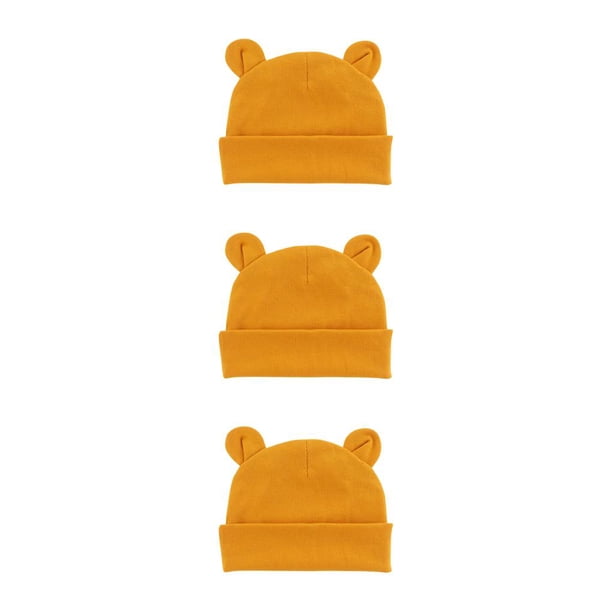 Sonducket Sombrero de bebé sólido mantener elástico multifuncional niñas niño sombreros accesorios infantiles niños gorras de niño otoño Type1 NO1