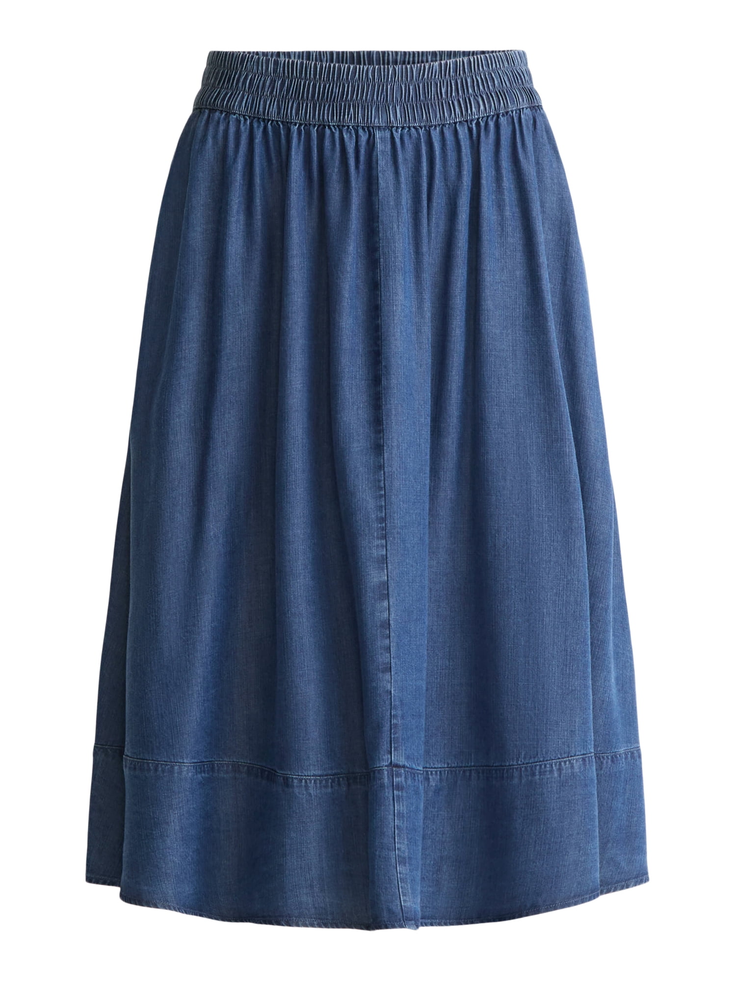 Time and Tru Women's Tiered Pull-On Skirt, Sizes XS-4X