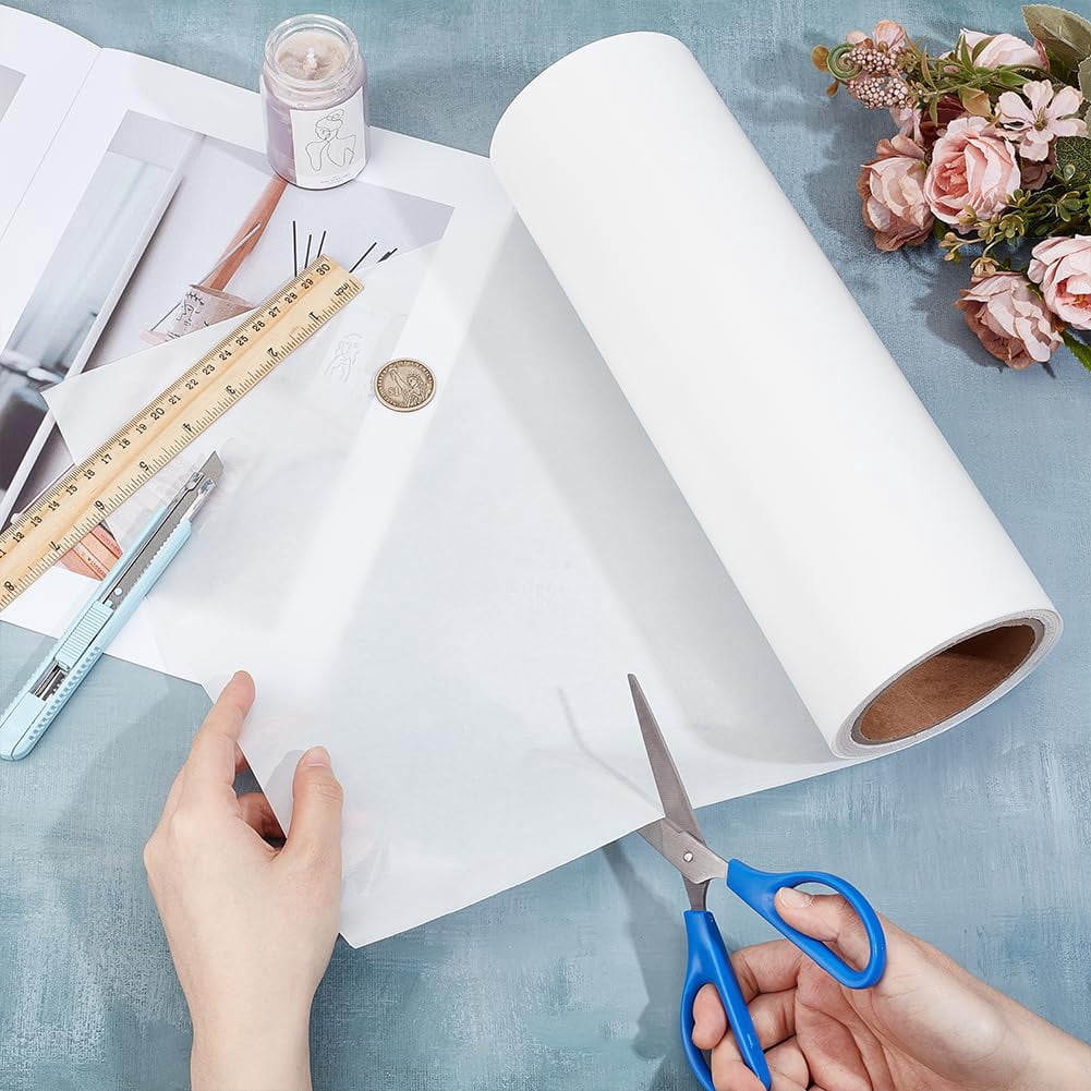 20 Yards Iron On Adhesive Film TPU Double-Sided Patch Heat Melt White 11.8inch Wide Patch Heat Melt