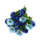 thumbnail image 1 of Ramo de flores artificiales con hojas verdes, realista, resistente a los rayos UV, de seda, para interior y exterior, jardín, patio, balcón, decoración del hogar., 1 of 8