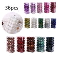 thumbnail image 2 of 4CM Christmas Ball Box Set Available Lightweight Holiday Christmas Tree Ornament Decorations Christmas Decorations 36PCS/Box, 2 of 5
