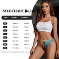 thumbnail image 2 of Thongs for Women - Surreal Body Art No Show Seamless Womens Thongs Underwear, Breathable G String Thongs for Women, Ladies Stretch Low Rise Thong Bikini Panties Briefs, 2 of 5