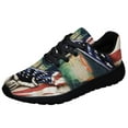 thumbnail image 2 of American Flag Us Camping Shoes Women's Fashion Sneakers Tennis Running Shoes for Men Women Black Size 12, 2 of 7