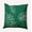 Meadow Green, variant on 20"x20" Square Simply Daisy Fern Leaves Poly Indoor/Outdoor Pillow, Egg Yolk Qty 1