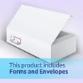 thumbnail image 6 of Set of 100 Forms with 100 Self Seal Envelopes W-2 4-Up Employee Tax Forms,"Instructions on Back" for 2025, for Laser/Inkjet Printer. Compatible with QuickBooks and Accounting Software, 6 of 6
