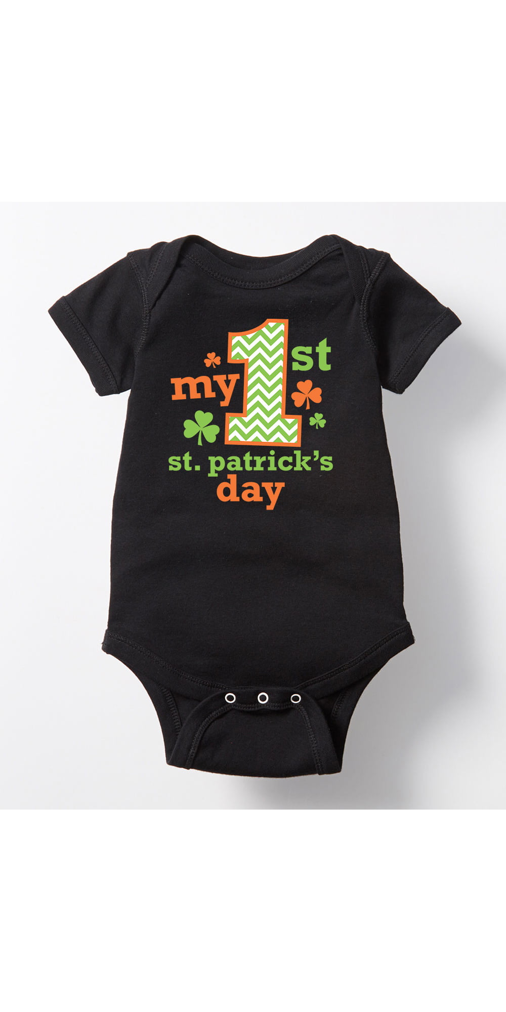 Salmon Colored Baby's 1st First Saint Patrick's Day Daddy's New Boss Piece 0-24 