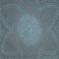 thumbnail image 1 of Ahgly Company Machine Washable Indoor Square Transitional Blue Koi Blue Area Rugs, 7' Square, 1 of 7