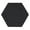 Black (Hexagon), variant on TierraVerde 10 Pack 12" x 12" Stomp Stone Decorative Stepping Squares, Black