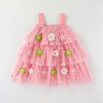 thumbnail image 2 of HCNTES Baby Girls Tutu Dress Birthday Party Dresses Summer Sleeveless Dress Baby Girls Clothes Size 1-6T, 2 of 9