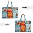 thumbnail image 2 of Pofeuu Refreshing Citrus Splash Print Laptop Bag Carrying - Computer Bag Laptop Case Shoulder Slim Work Travel, 2 of 8