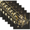 thumbnail image 6 of GZHJMY Soft Reusable Satin Table Decorative Napkins,20x20InX6 PCSRose Gold Glitter Texture,Family Dinner Wedding Banquet, Cocktail Party, Kitchen,Birthday Party, 6 of 7