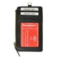 thumbnail image 2 of New RFID Premium Leather ID Window Credit Cards Zipper Neck Wallet RFID P 861 (C), 2 of 12