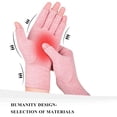 thumbnail image 2 of Guantes de compresión para terapia de artritismitones para aliviar el dolor en las articulaciones (rosa L) Ndcxsfigh Nuevos Originales, 2 of 3