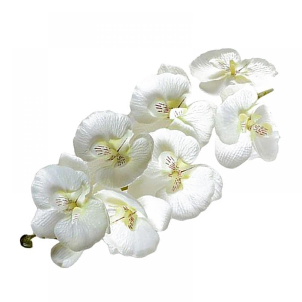 1Pc 8 Heads Butterfly Orchid Artificial Flowers DIY Silk Bouquet Home Decoration 