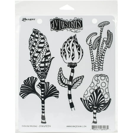 UPC: 0789541069034 | Dyan Reaveley s Dylusions Cling Stamp Collections 8.5 X7 -Glorious Blooms