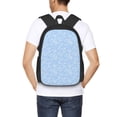 thumbnail image 5 of Balery Blue snowflakes elegant Backpack for Men and Women - Durable 600D Oxford Cloth -Large Capacity, Water-Resistant School, Travel, and Hiking Bag, 5 of 7