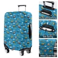 thumbnail image 5 of Cartoon Construction Vehicles Cones Luggage Cover Fashion Suitcase Cover Baggage Covers Fit 25-28 Inch Luggage (Go Travel), 5 of 5