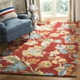 thumbnail image 2 of SAFAVIEH Blossom Molly Floral Wool Area Rug, Red/Multi, 4' x 6', 2 of 7