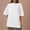 White, variant on Chbgutlmr Oversized Tshirts for Women Solid Color Crewneck Drop Shoulder Loose Basic Tees Shirts Tops