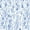 Blue White Sketch Wildflower, variant on Oriental Red Plush Flannel Bath Rug 16x24 Inches, Quick Dry Absorbent Non Slip Mat for Bathroom Sink Tub
