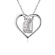 thumbnail image 1 of Dije con Cadena OCEAN HEART  AC18-340, 1 of 2