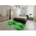 thumbnail image 4 of Ahgly Company Indoor Rectangle Patterned Green Area Rugs, 5' x 8', 4 of 6