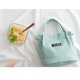 thumbnail image 2 of EeaseMX Bolsa de almuerzo moderna, de un solo hombro, sencilla y portátil, de lona para viaje (verde), 2 of 7
