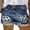 A, variant on vigerkar Women's Casual Mid Rise Denim Shorts Stretch Ripped Raw Hem Jean Shorts D, M
