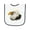 White and Navy, variant on Inktastic Bald Eagle Baby Terry Cloth Bib