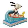 thumbnail image 3 of Jim Shore Cowabunga! Polyresin Snoopy Woodstock Surfing 6010114, 3 of 3
