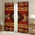 thumbnail image 2 of Erosebridal Bohemian Aztec Curtains and Drapes (38Wx54L),Hippie Tribal 30%-50% Blackout Curtains for Bedroom,Curtains for Living Room,Boho Decoration, 2 of 6