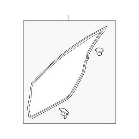 Genuine OE Mazda Door Weather-Strip - GHP9-59-760C