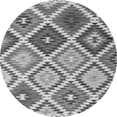 thumbnail image 1 of Ahgly Company Indoor Round Southwestern Gray Country Area Rugs, 5' Round, 1 of 1