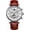 Brown Silver, variant on Mens Watch Automatic Self-Winding Skeleton 24 Hour Time Indication Moon Phase Waterproof Leather Band